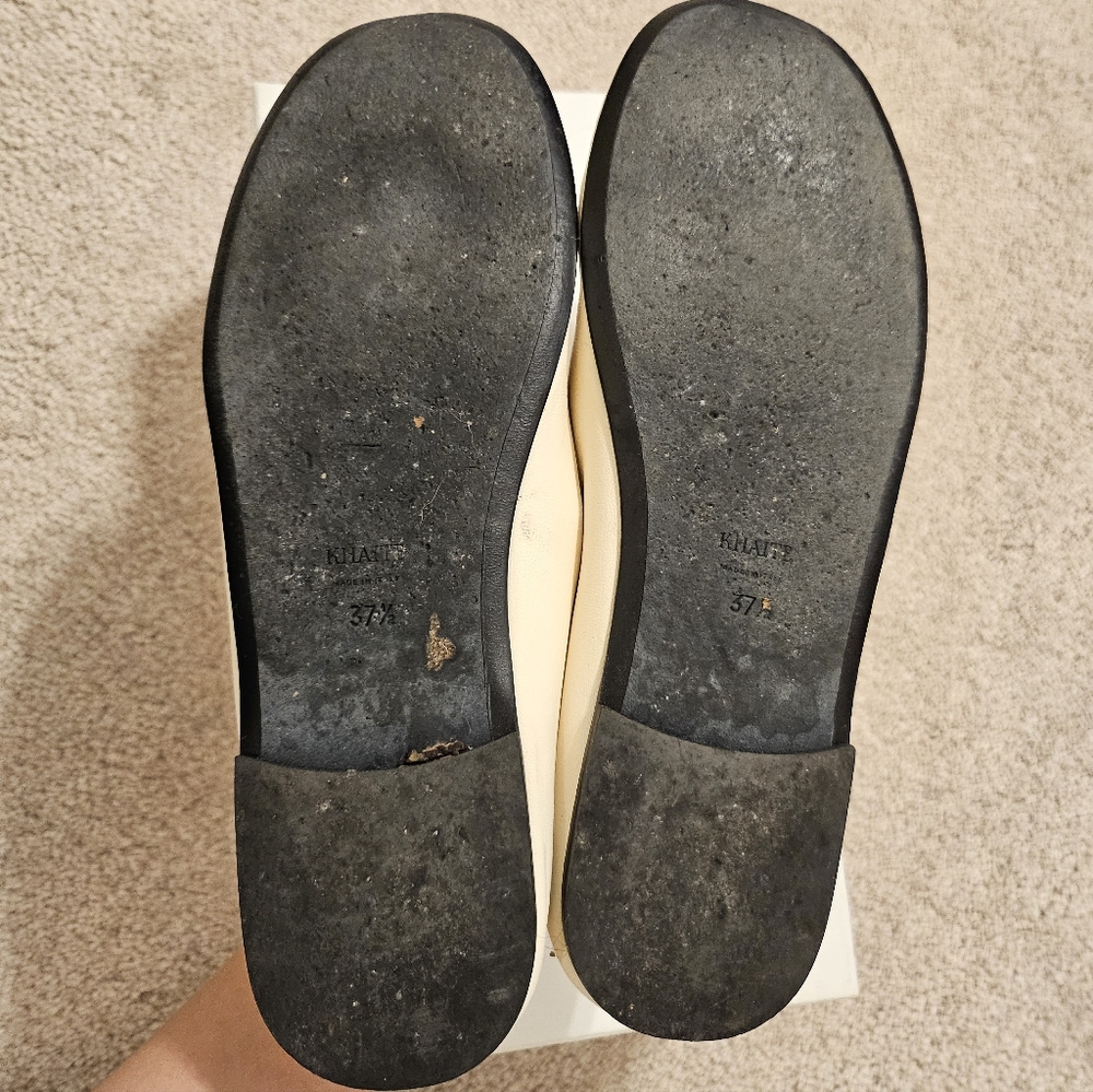 Khaite Marcy Flats Cream 37.5 Women's - Picture 9 of 11